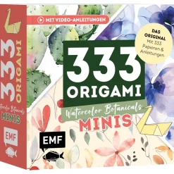 Waschbär 333 Origami Minis - Watercolor Botanicals: Dein dekorativer Wendeblock zum kreativen Falten & Notieren. Best