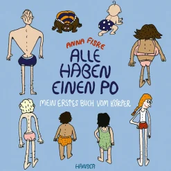 Waschbär Alle haben einen Po. Mein erstes Buch vom Körper.