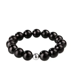 Waschbär Armband Schungit Hot