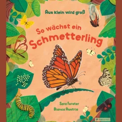 Waschbär Aus klein wird groß. So wächst ein Schmetterling. Hot