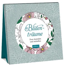 Waschbär Ausmalbuch »Blütenträume«. Online