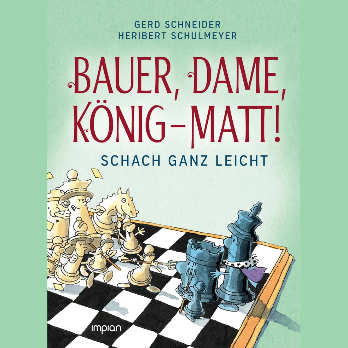 Waschbär Bauer, Dame, König - Matt! Schach ganz leicht. Clearance