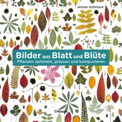 Waschbär Bilder aus Blatt und Blüte. Pflanzen, sammeln, pressen und komponieren. New