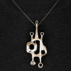 Waschbär Brosche »Filigrane Abstraktion«. Outlet