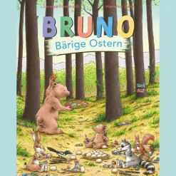 Waschbär Bruno. Bärige Ostern. Hot