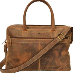 Waschbär Businesstasche aus Leder. Hot