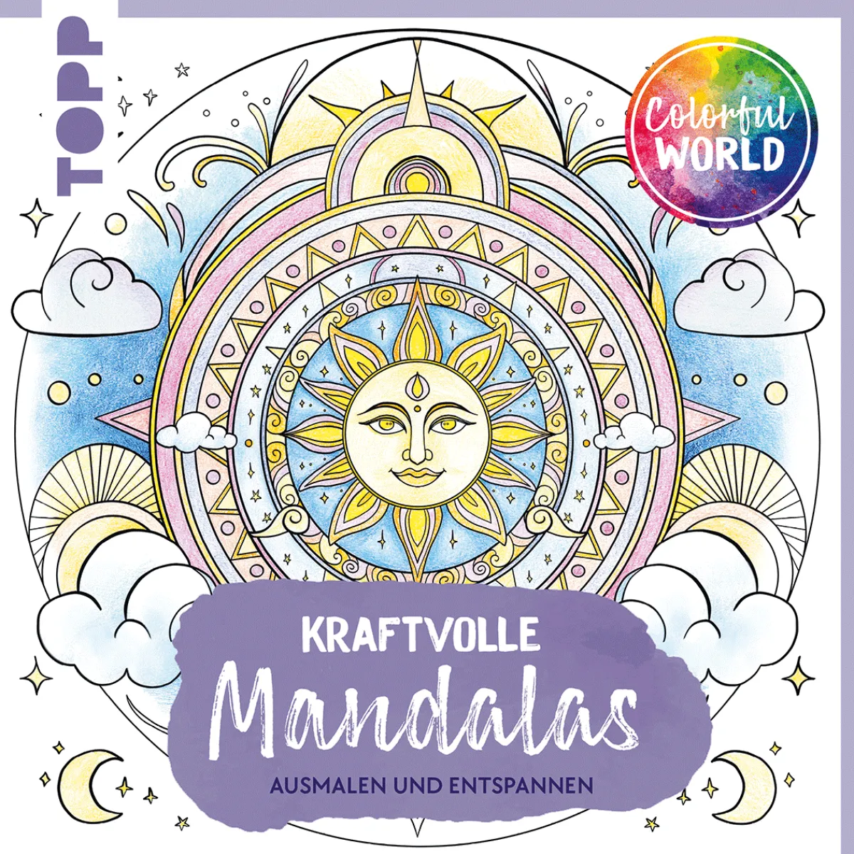 Waschbär Colorful World - Kraftvolle Mandalas: Ausmalen & entspannen. Best
