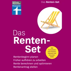 Waschbär Das Renten-Set. Rentenbeginn planen, Früher aufhören zu arbeiten, Rente berechnen und optimieren, Rentenantrag stellen. New