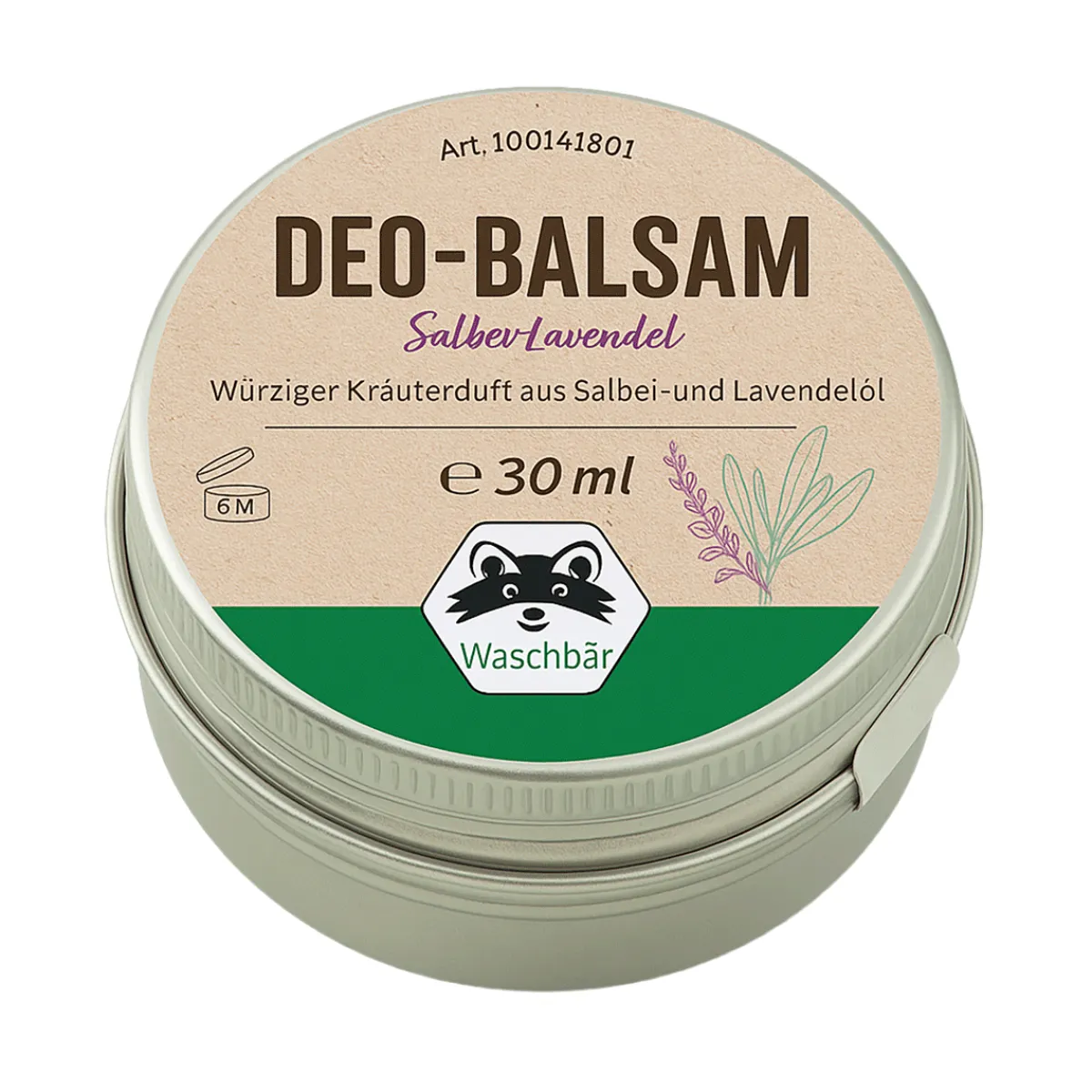 Waschbär Deo-Balsam »Salbei-Lavendel«. Online