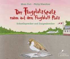 Waschbär Der Flugplatzspatz nahm auf dem Flugblatt Platz. Schnellsprecher und Zungenbrecher. Outlet