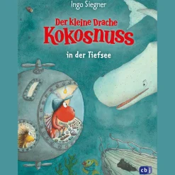 Waschbär Der kleine Drache Kokosnuss in der Tiefsee. New