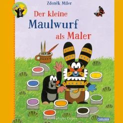 Waschbär Der kleine Maulwurf als Maler. Hot