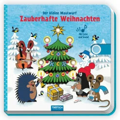 Waschbär Der kleine Maulwurf. Zauberhafte Weihnachten. Soundbuch mit Licht. Discount