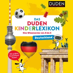 Waschbär Deutschland - Das Duden Kinderlexikon. Eine Wissensreise von A bis Z. Mit großem Deutschland-Poster. Discount