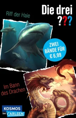 Waschbär Die drei ??? Riff der Haie / Im Bann des Drachen. Doppelband. Online