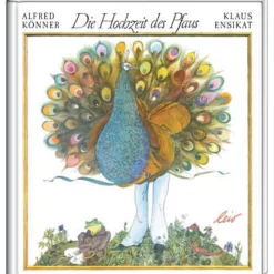 Waschbär Die Hochzeit des Pfaus. New