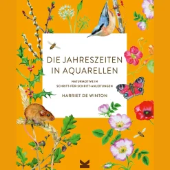 Waschbär Die Jahreszeiten in Aquarellen. Naturmotive in Schritt-für-Schritt-Anleitungen. Best