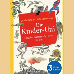 Waschbär Die Kinder-Uni. Forscher erklären die Rätsel der Welt. 3 Bücher in 1. New
