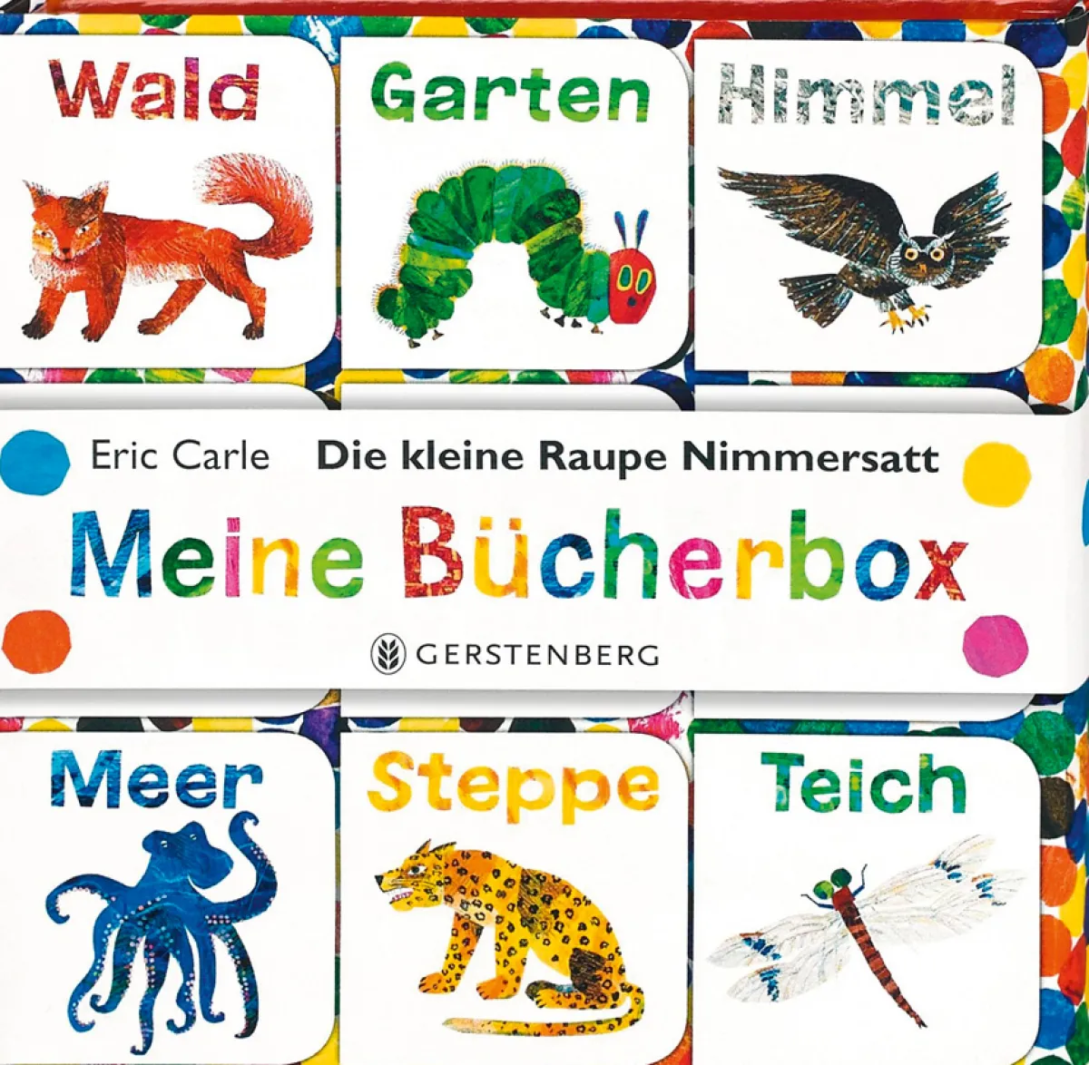 Waschbär Die kleine Raupe Nimmersatt. Bücherbox. Clearance