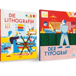 Waschbär Die Lithografin & Der Typograf Set. 2 Bände. Best
