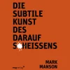 Waschbär Die subtile Kunst des Daraufscheißens.