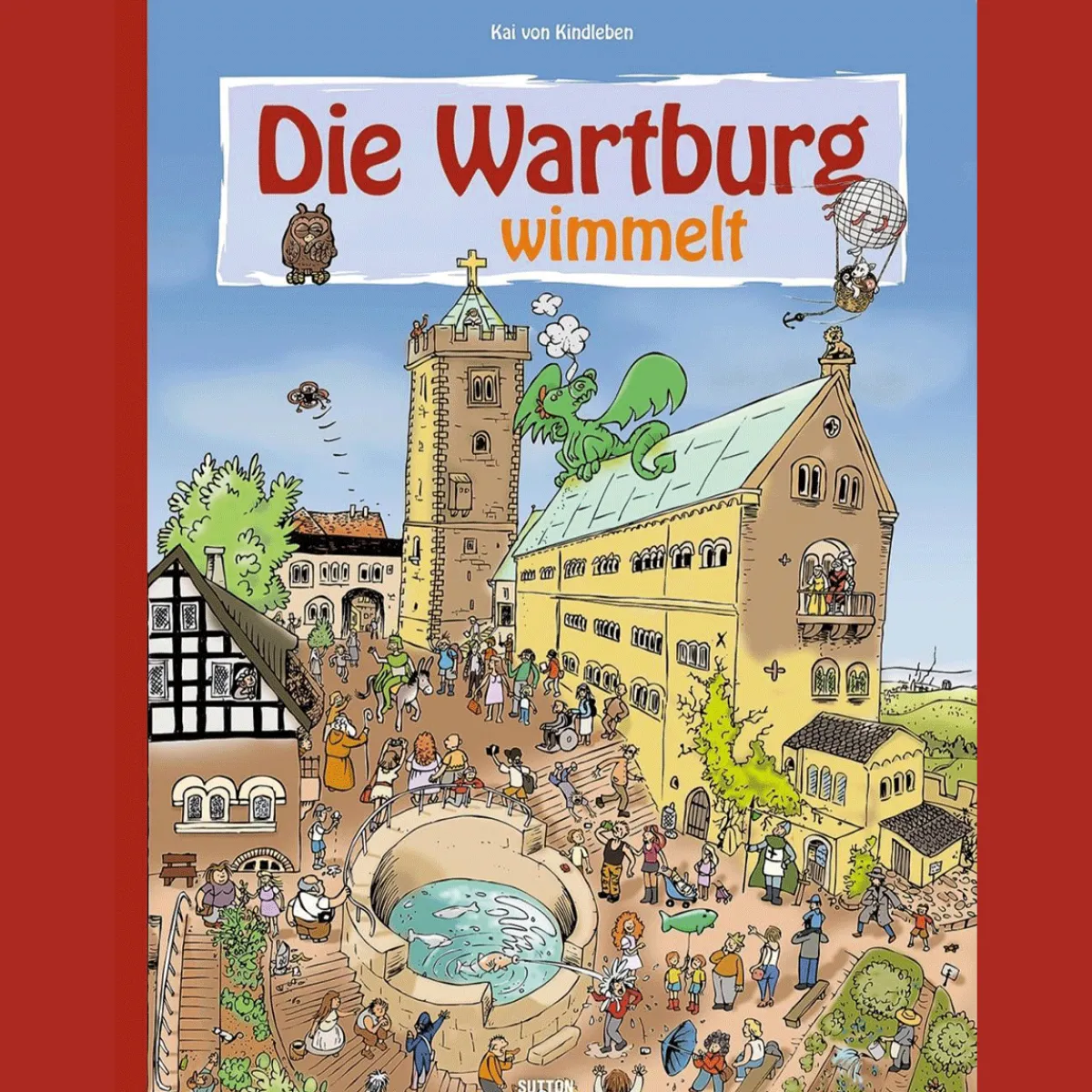 Waschbär Die Wartburg wimmelt. Hot