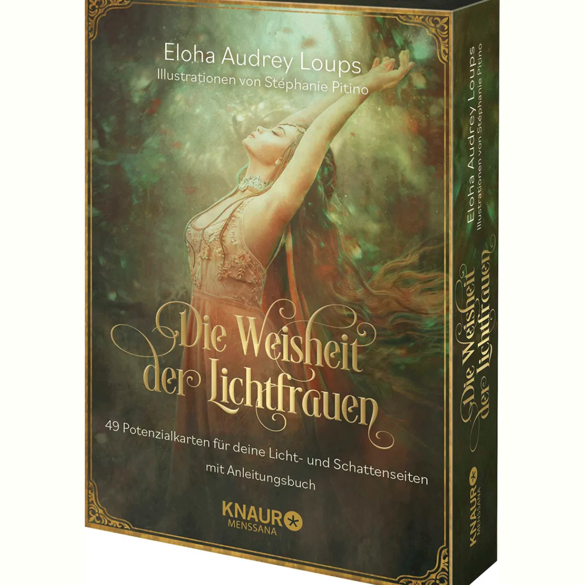 Waschbär Die Weisheit der Lichtfrauen: 49 Potenzialkarten für deine Licht- und Schattenseiten mit Anleitungsbuch | Inspirierende Orakelkarten. Clearance