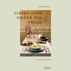 Waschbär Dieses Jahr feiern wir vegan. Festliche Menüs. Online