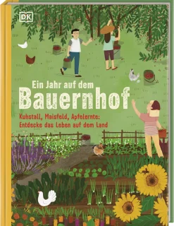 Waschbär Ein Jahr auf dem Bauernhof. Kuhstall, Maisfeld, Apfelernte. Sale