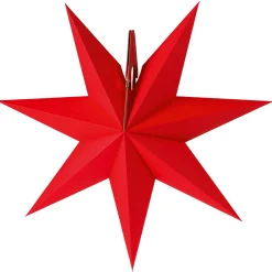 Waschbär Erzgebirgischer Fensterstern, rot. Discount