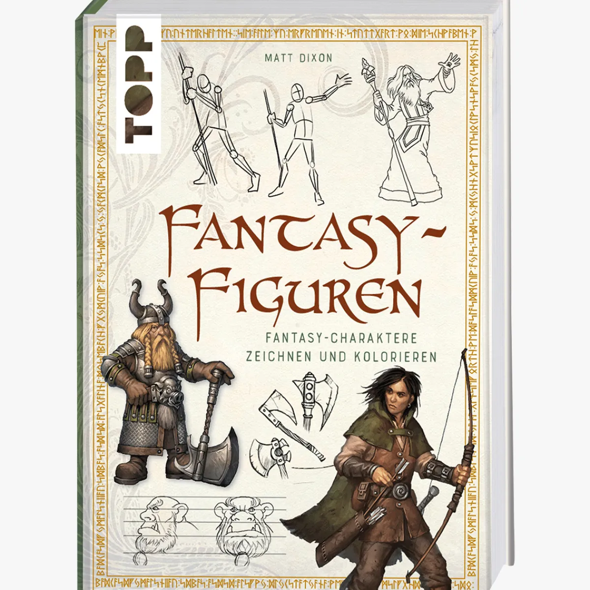 Waschbär Fantasy-Figuren. Fantasy-Charaktere zeichnen und kolorieren. Hot