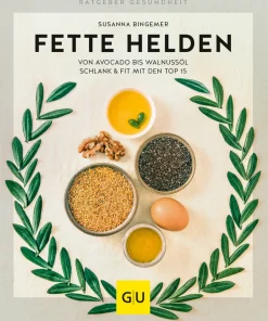 Waschbär Fette Helden. Von Avocado bis Walnussöl. Schlank & fit mit den Top 15. New