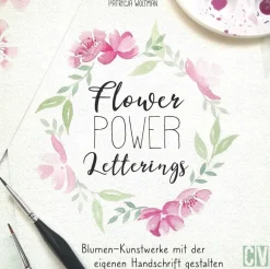 Waschbär Flower Power Letterings. Blumen-Kunstwerke mit der eigenen Handschrift gestalten. Discount
