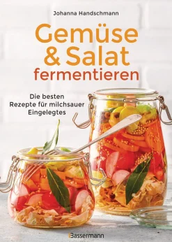 Waschbär Gemüse und Salat fermentieren.