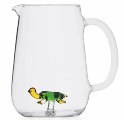 Waschbär Glaskanne »Schildkröte«. Hot