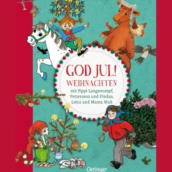 Waschbär God Jul! Weihnachten mit Pippi, Pettersson, Lotta und Mama Muh. Sale