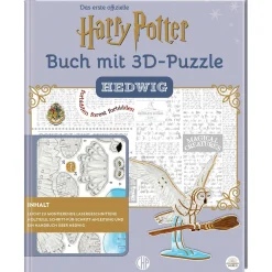 Waschbär Harry Potter. Hedwig. Buch mit 3D-Puzzle. Hot