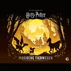 Waschbär Harry Potter. Magische Tierwesen. Mit Scherenschnitt-Silhouetten. Outlet