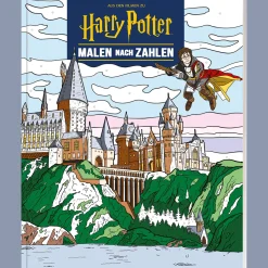 Waschbär Harry Potter: Malen nach Zahlen. New