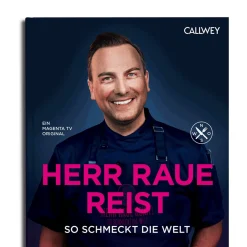 Waschbär Herr Raue reist. So schmeckt die Welt. Hot