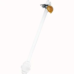 Waschbär Honigspirale mit Biene.