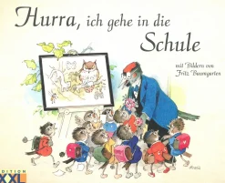 Waschbär Hurra, ich gehe in die Schule. Sale