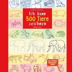 Waschbär Ich kann 500 Tiere zeichnen. Die Zeichenschule für Kinder ab 8 Jahren: Zeichnen lernen mit Bestseller-Autor Norbert Pautner ("Ich kann 1000 Dinge zeichnen"). Hot