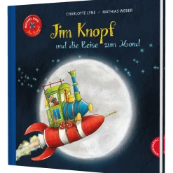 Waschbär Jim Knopf und die Reise zum Mond: Fantasievolles Bilderbuch-Abenteuer für Kinder ab 4 Jahren.