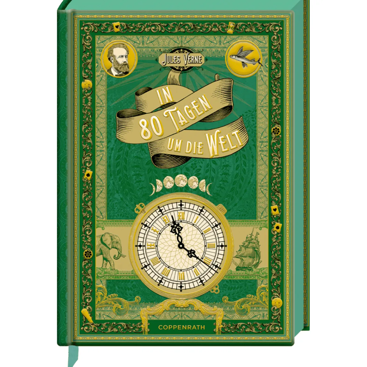 Waschbär Jules Verne. In 80 Tagen um die Welt. Große Schmuckausgabe.