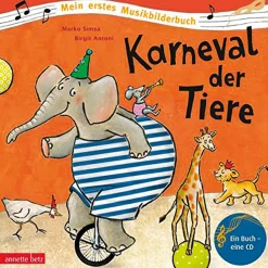 Waschbär Karneval der Tiere. Buch und CD. Clearance