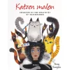 Waschbär Katzen malen. Entdecken Sie Ihre Kreativität mit Wasserfarben. Online