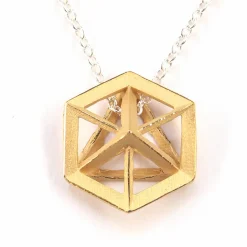 Waschbär Kette »Tetraeder & Hexaeder«. Best