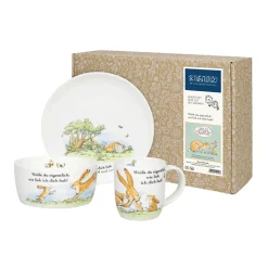 Waschbär Kindergeschirr „Weißt du eigentlich...“, 3er Set