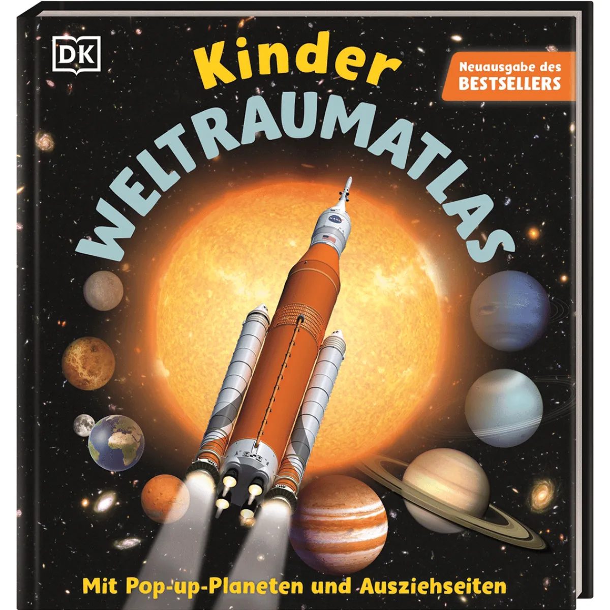 Waschbär Kinder-Weltraumatlas.